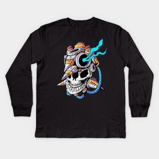 CYBORGSKULL Kids Long Sleeve T-Shirt